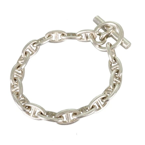 HERMES Chaine d'Ancre PM Silver Bracelet - Picture 1 of 13